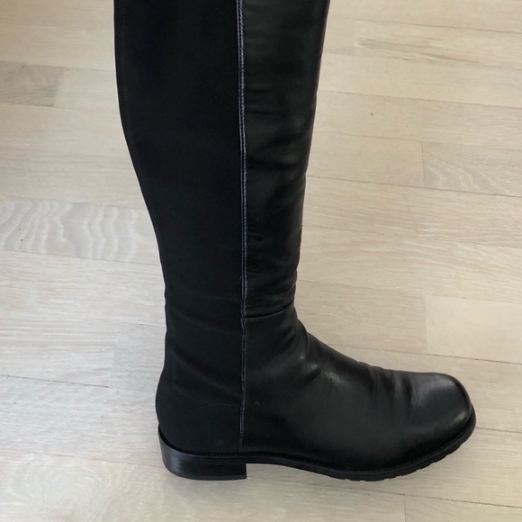 Stuart Weitzman 5050 over knee boots black nappa 6
